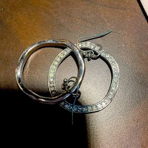 Brighton rhinestone dangle earrings